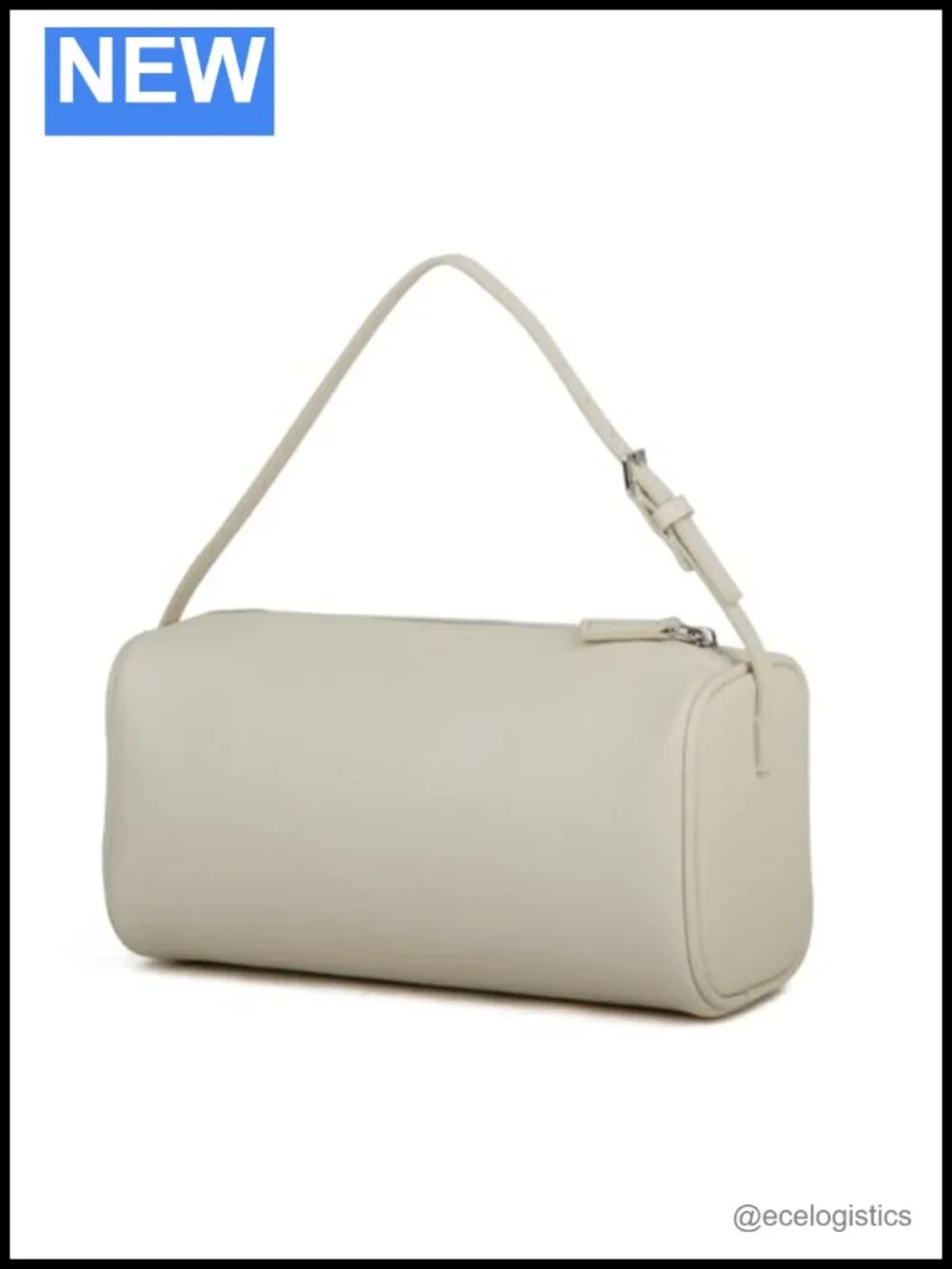 Full-Grained Leather Crossbody Hobo Bag for Women Small Barrel Purse